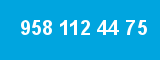 958 112 44 75 958 112 44 75